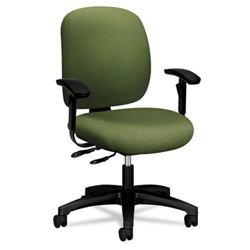 HON® Comfortask Multi-task Chair, Supports Up To 300 Lb, 16" To 21" Seat Height, Frost Seat-back, Black Base freeshipping - TVN Wholesale